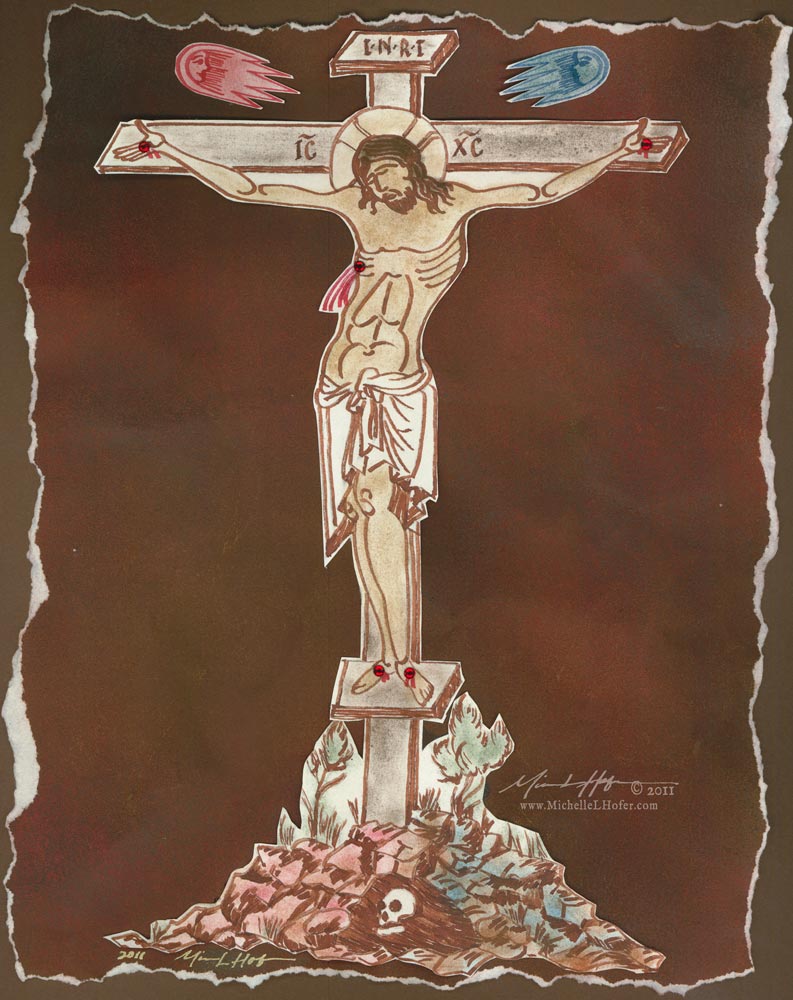 The Crucifixion of Christ, 2011 by Michelle L Hofer