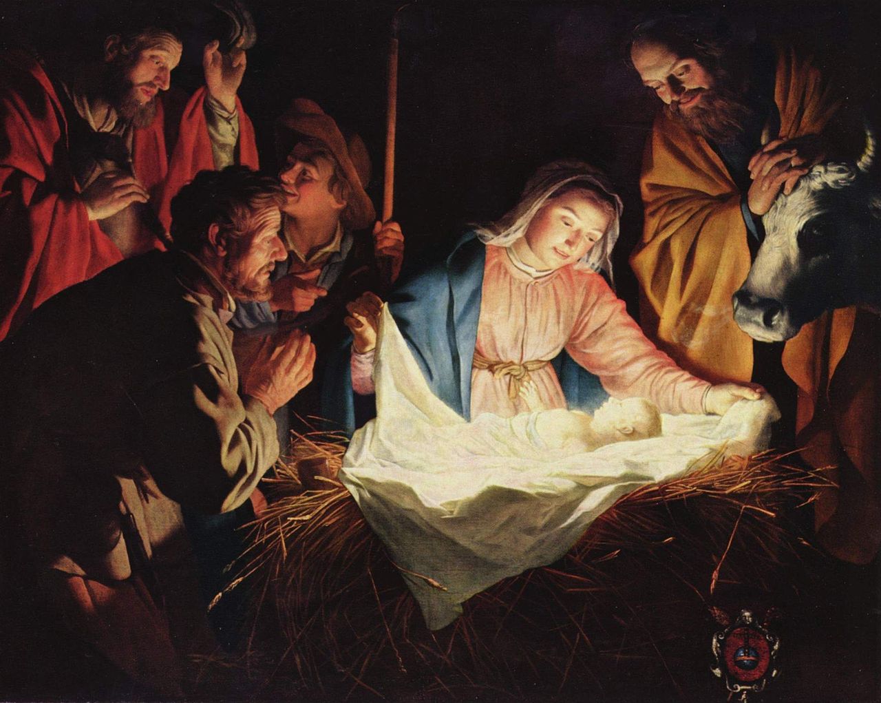 The Adoration of the Shepherds (1622) by Gerard van Honthorst